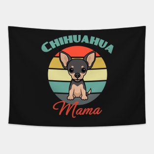 Chihuahua mama mom Dog puppy Lover Cute Mothers Day Tapestry