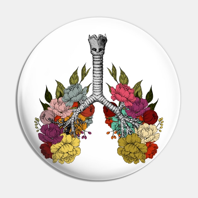 Floral blooming lungs Pin by Dr.Bear