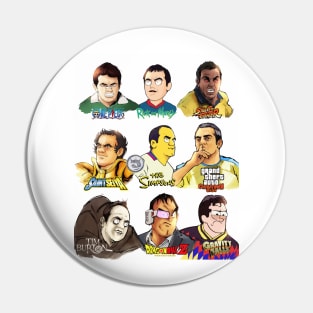 Cuauhtemoc Blanco in 9 Styles Pin