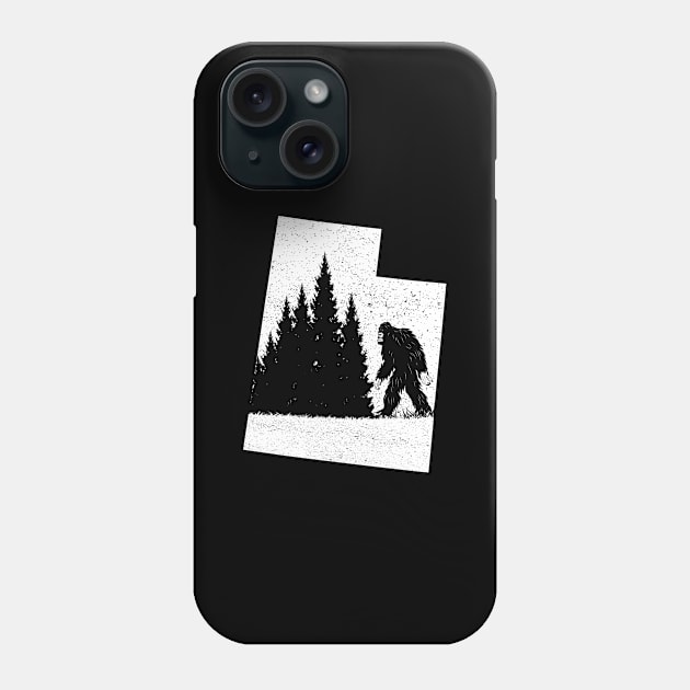 Utah Bigfoot Phone Case by Tesszero