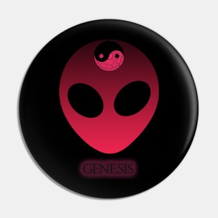 Genesis Streetwear -  Alien Red Head Pin