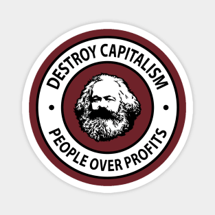 Destroy Capitalism Magnet