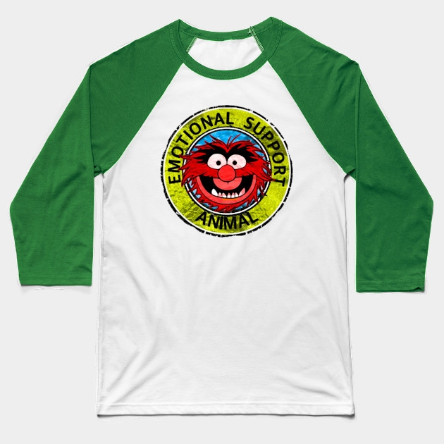 Vintage Muppets Emotional Support Animal Baseball Tee