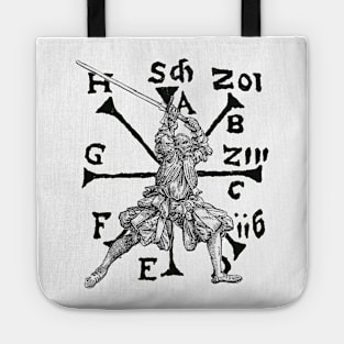 VomTag. Medieval Renaissance Swordsman Tote