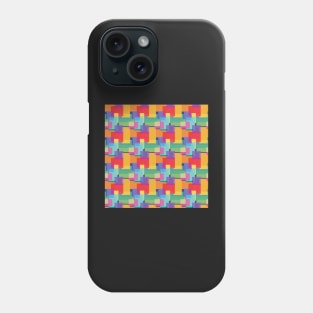 Bright Geometric Abstract Pattern Phone Case