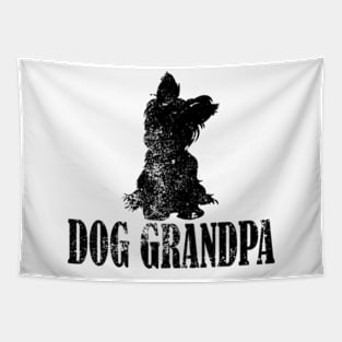 Yorkie Dog Grandpa Tapestry