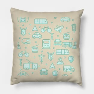 cute transport Pillow