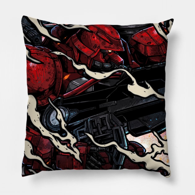 Lunamaria Hawke Smoke Pillow by kimikodesign