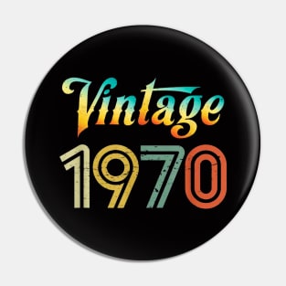 Vintage 1970 Birthday Pin