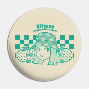 Skater Girl Pin