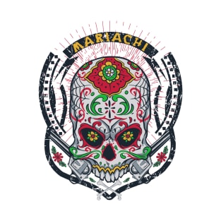 Mariachi skull T-Shirt