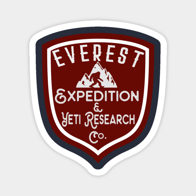 Everest Expedition & Yeti Research Co. Magnet by EnchantedTikiTees