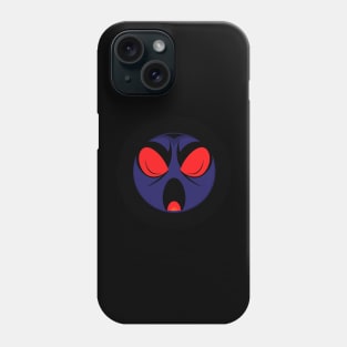 Scary halloween toon creature face Phone Case