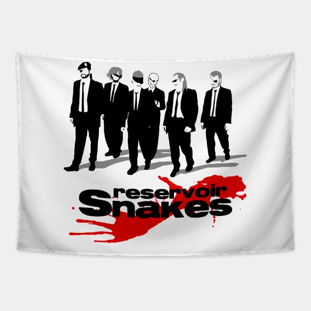 Reservoir Snakes Tapestry by gamergeek