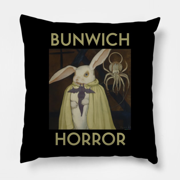 Bunwich Horror Pillow by kenrobin