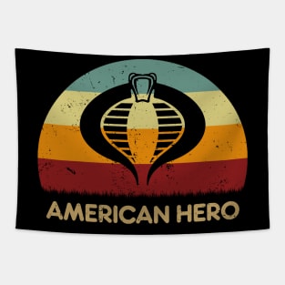 Retro Sunset - Gi Joe A Real American Hero Tapestry