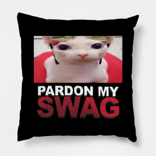 pardon my swag Pillow