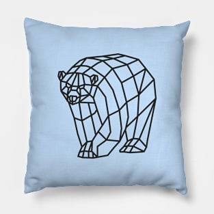 Geometric Bear Pillow