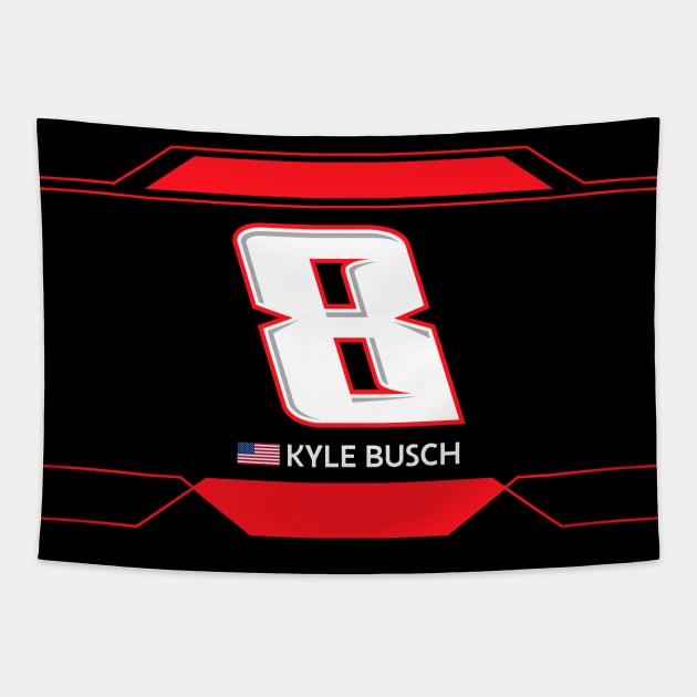 Kyle Busch #8 2023 NASCAR Design Tapestry by AR Designs 