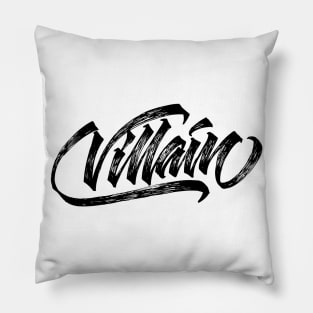 Villain hand made original lettering Pillow