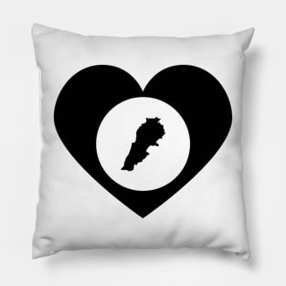 Lebanon Heart Beirut Pillow