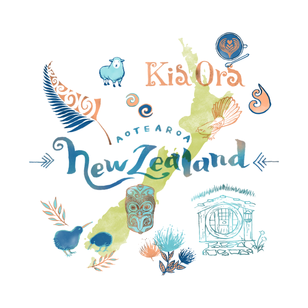 Drawings from New Zealand - New Zealand - T-Shirt | TeePublic Drawings from New Zealand - New Zealand - T-Shirt | TeePublic