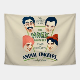 Animal Crackers Movie Poster Tapestry