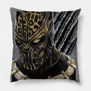 Killmonger - Golden Jaguar - Inktober 2020 Pillow