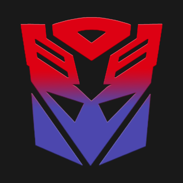 half autobot half decepticon logo