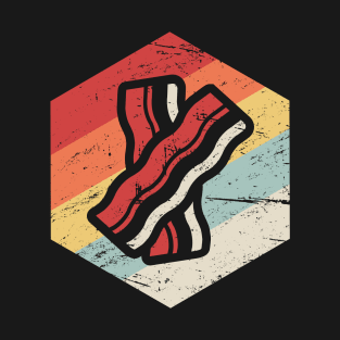 Retro Vintage Bacon Icon | KETO Diet T-Shirt