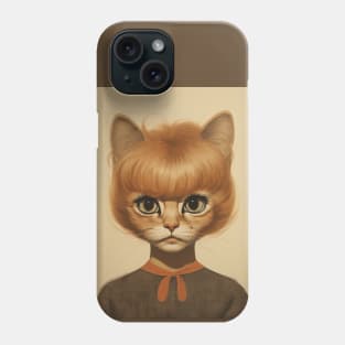 Female Anthropomorphic Cat Phone Case