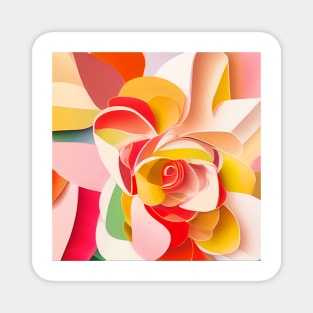 Delicate Floral Impressions Magnet