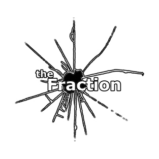 the Fraction logo with clear background T-Shirt