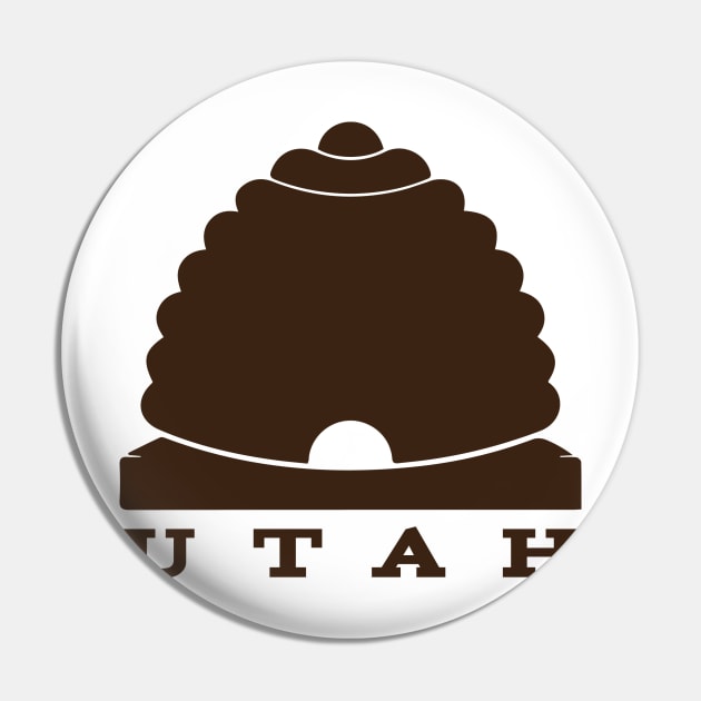 Utah Beehive Pin by HolidayShirts