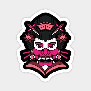 Oni geisha Magnet