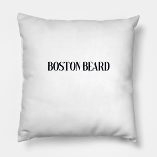 boston beard Pillow