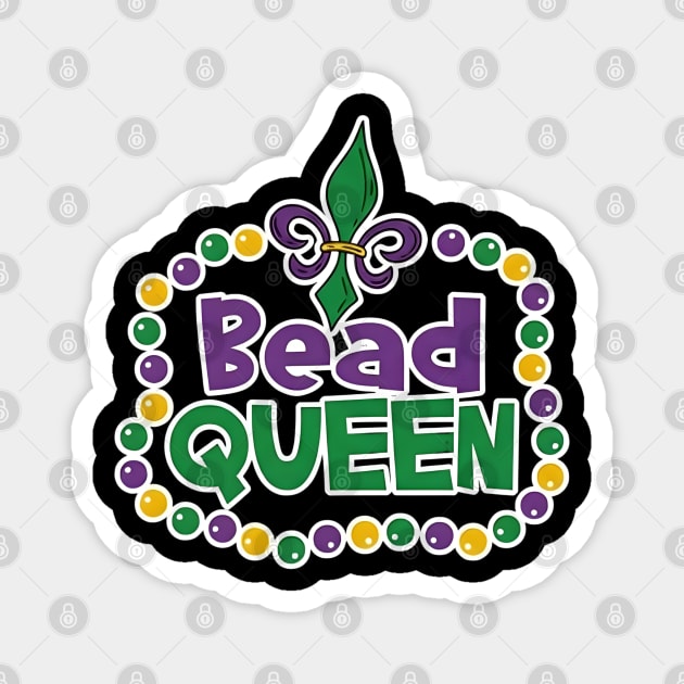 Mardi-Gras-Queen Magnet by dtr_art