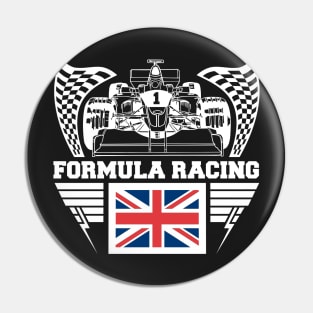 British Formula Racing Pin