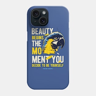 Parrot - Beauty Saying Cool Phone Case