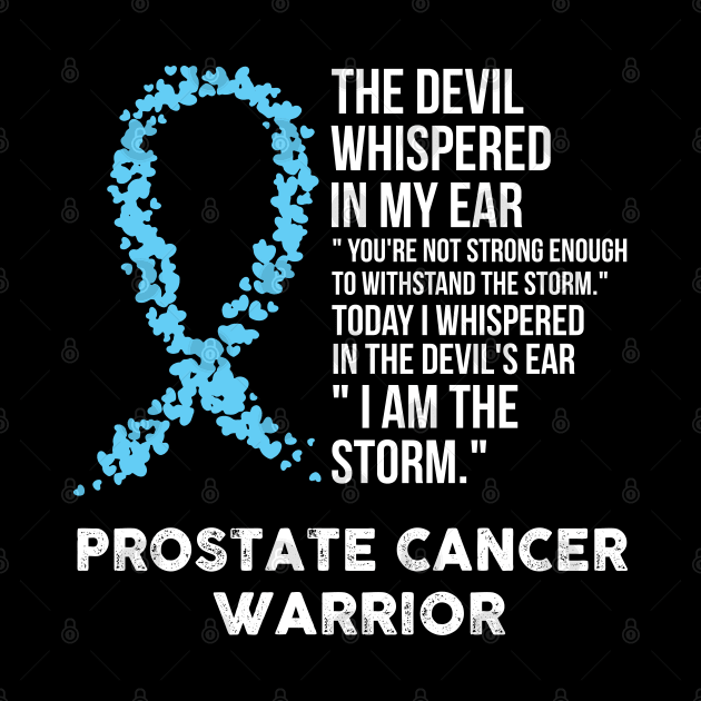 The Devil- Prostate cancer Awareness Support Ribbon by HomerNewbergereq