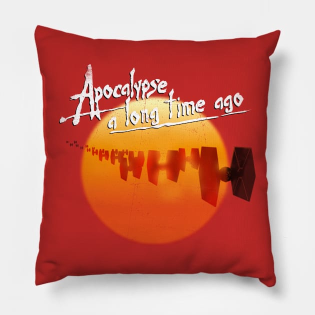 Apocalypse a long time ago Pillow by acepigeon