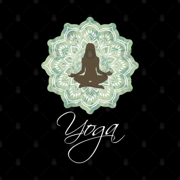 Yoga Meditation Mandala by Bluepress