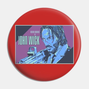 jhon wick vintage Pin