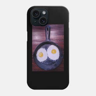 Fried eggs in a skillet Phone Case