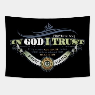 IN GOD I TRUST Tapestry