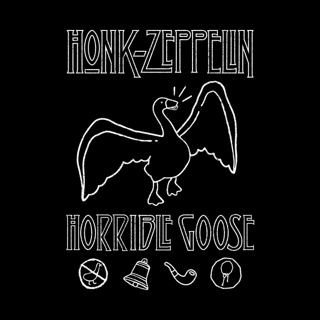 Honk Horrible Goose Vintage by demonigote