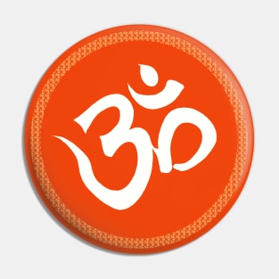 Spiritual Om Yoga Meditation Symbol Pin