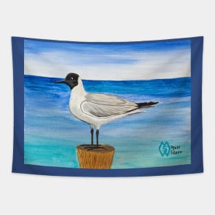 Black-headed gull at the shore Tapestry