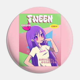 Tween Anime Magazine Pin