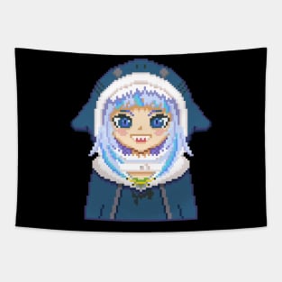 Gawr Gura Shark Girl Tapestry